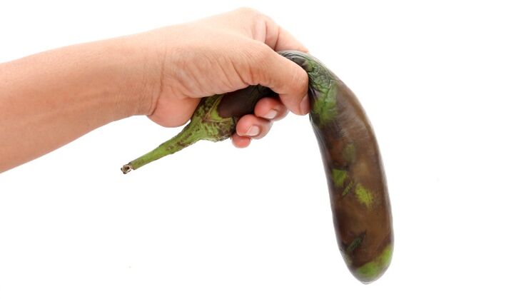 слаба потентност, използвайки примера на патладжана, как да го увеличите с храна