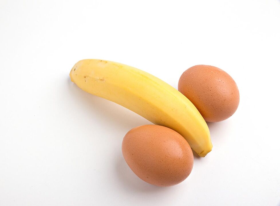пилешки яйца и банан за повишаване на потентността