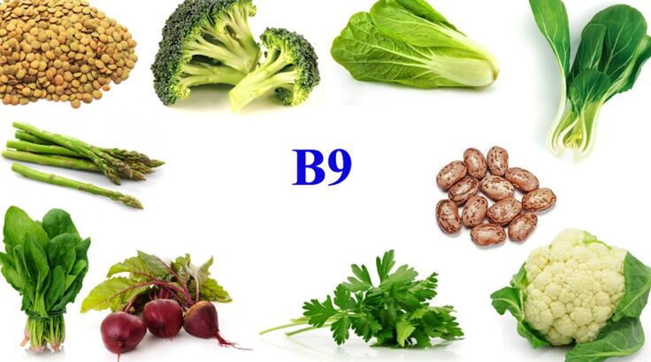 витамин B9 в продукти за потентност